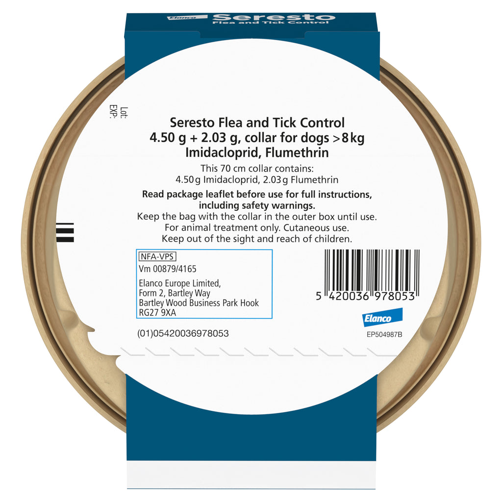 Seresto Flea and Tick Collar for Large Dogs