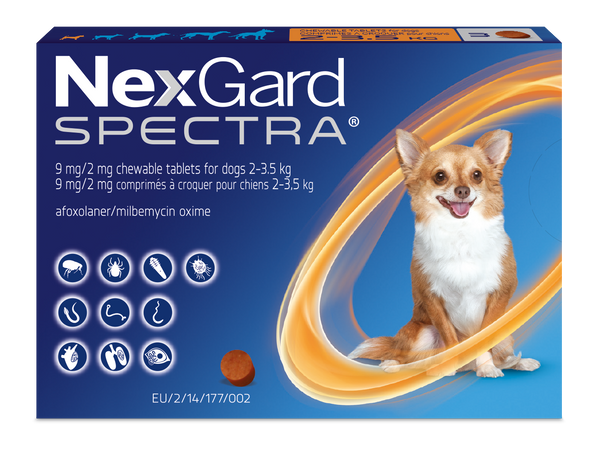 NexGard Spectra Tablets Pack of 3 Prescription Required