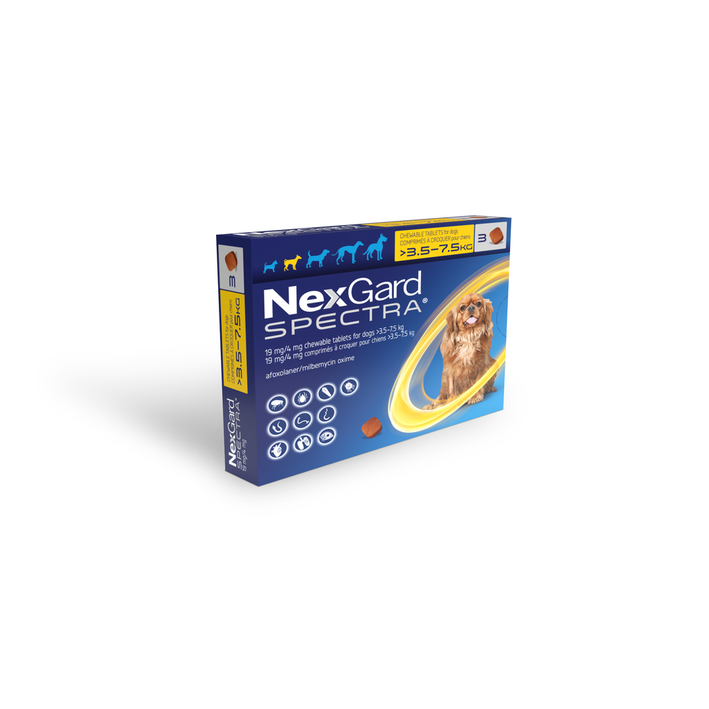 NexGard Spectra Tablets - Pack of 3 (Prescription Required)