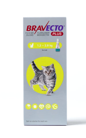 BRAVECTO PLUS SPOT ON SOLUTION FOR CATS