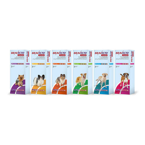 Bravecto Triuno Chewable Tablets for Dogs (Prescription Required)
