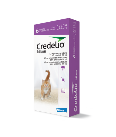 Credelio Chewable Tablets for Cats (Pack of 6) (Prescription Required)