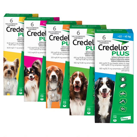 Credelio Plus Flea and Tick Tablets for Dogs (PRESCRIPTION REQUIRED)- Chewable