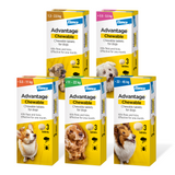Advantage Chewable Tablet Flea and Tick Protection for Dogs – 3 Pack (All Sizes)