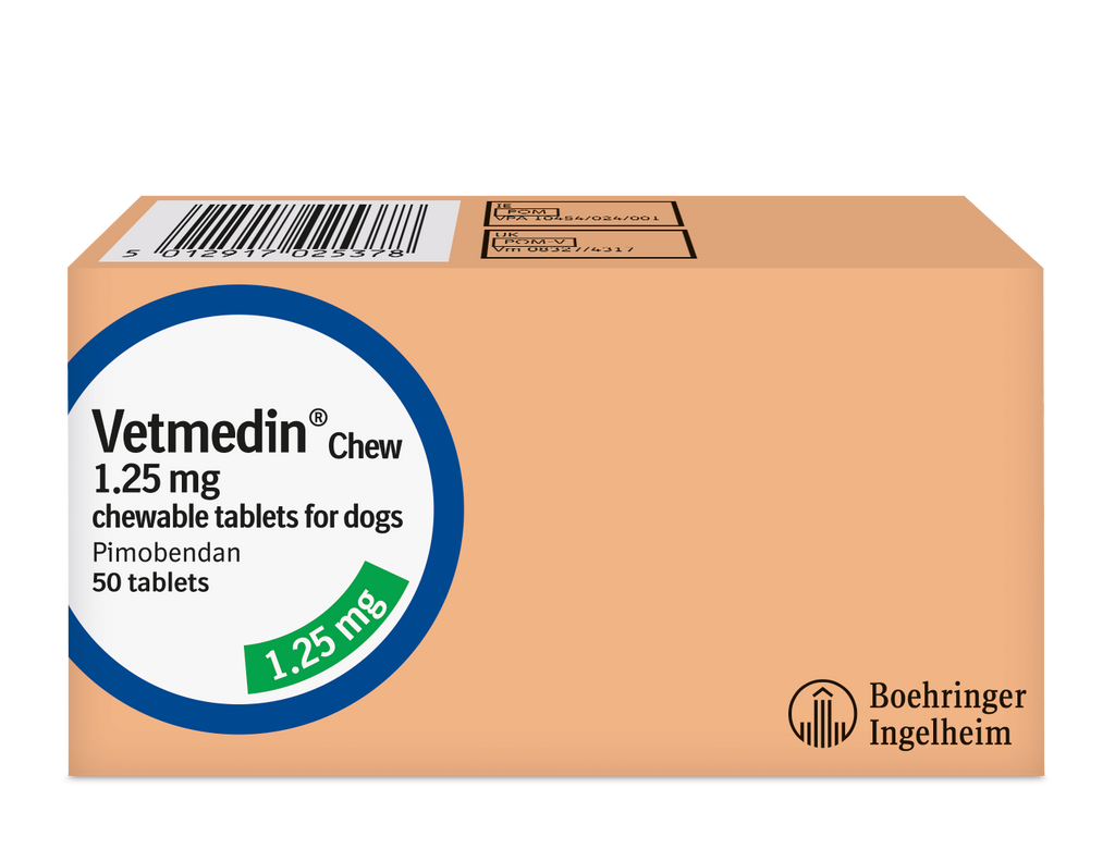 Vetmedin Chewable Tablets (Prescription Required)