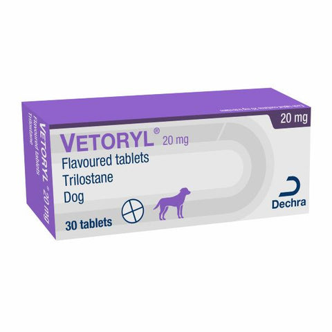 Vetoryl Flavoured Tablets for Dogs – 20mg, 30mg & 60mg (Prescription Required)