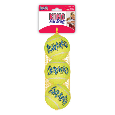 KONG AIR TENNIS BALL SQUEAKAIR 3pack