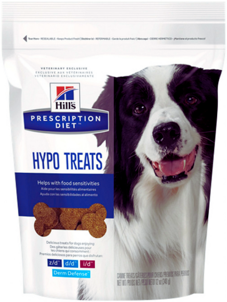 Hill's hypoallergenic top treats canine