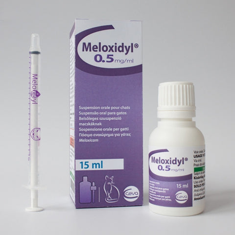 Meloxidyl Oral Suspension for Cats 15ml (Prescription Required)