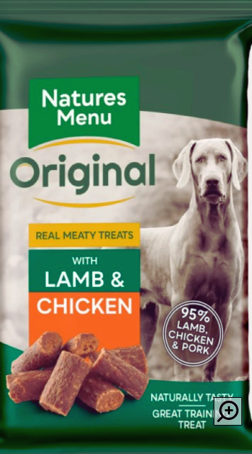 Buy Natures Menu Dogs Treats Chicken and Lamb Vetscriptions