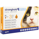 Stronghold PLUS for Cats - Pack of 3 (Prescription Required)