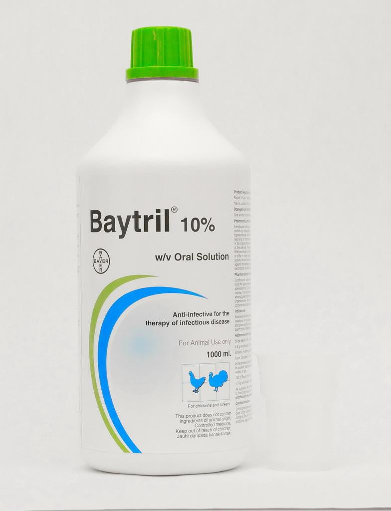 Baytril 10% Oral Solution (Prescription Required)