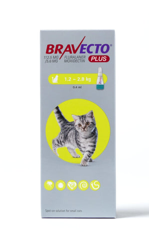 BRAVECTO PLUS SPOT ON SOLUTION FOR CATS 